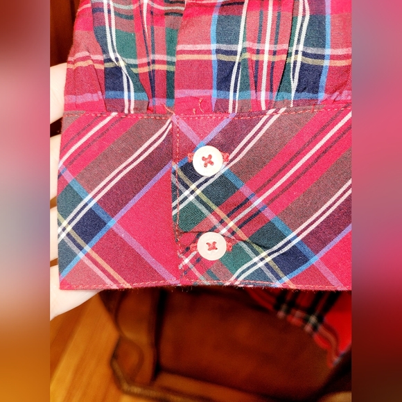 NTW-❤️-Vineyard Vines-Tartan Red Shirt Dress - Picture 4 of 8